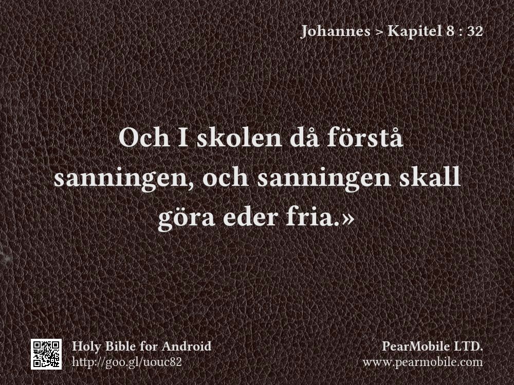 Johannes, Kapitel 8:32